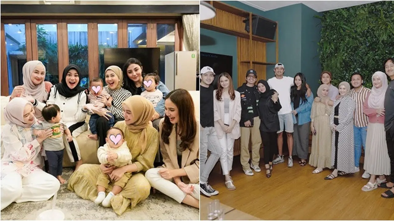 6 Potret Geng Artis Mamayu Kumpul Ajak Pasangan, Lesti Kejora Menang Arisan