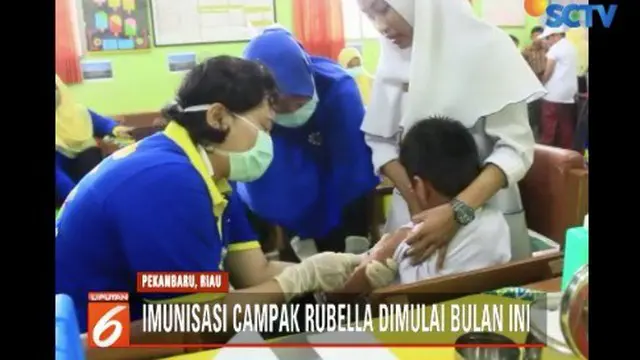 Imunisasi Measles Rubella atau MR dilaksanakan selama dua bulan ke depan di sekolah-sekolah dan fasilitas pelayanan kesehatan.