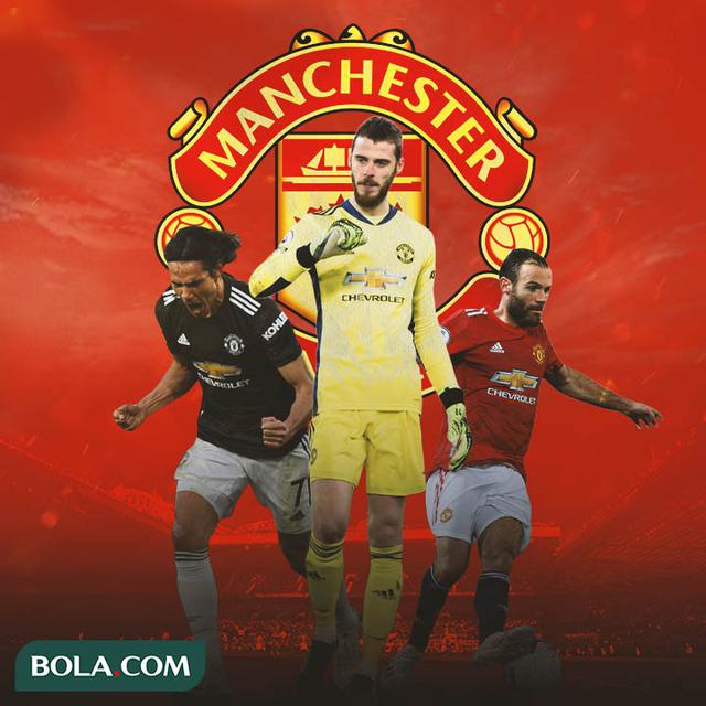 Manchester United - Edinson Cavani, David De Gea, Juan Mata