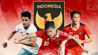 Timnas Indonesia - Pemain Timnas Indonesia: Dony Tri Pamungkas, Dzaky Asraf, Alfeandra Dewangga (Bola.com/Adreanus Titus)