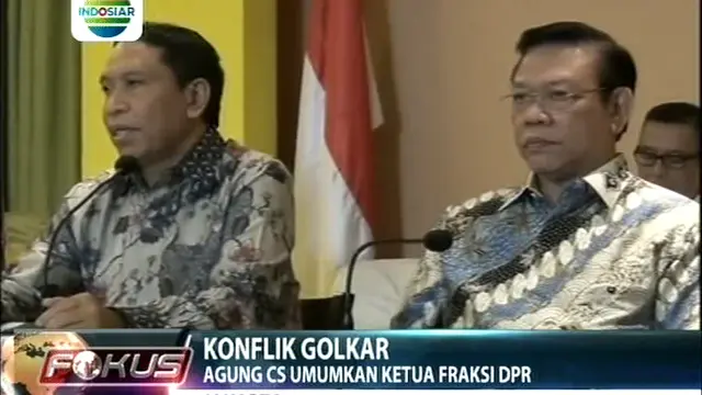 Konflik Golkar, Agung CS Umumkan Ketua Fraksi DPR