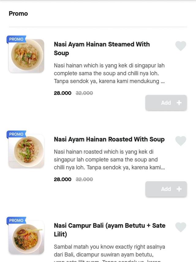 8 Potret Deskripsi Menu Makanan di Ojek Online Ini Bikin Geleng Kepala