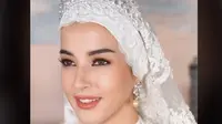 &nbsp;Tasya Farasya Berdandan Jadi Istri Pangeran Mateen, Anisha Rosnah, Warganet Sebut Sangat Mirip.&nbsp; foto: TikTok @tasyafarasya