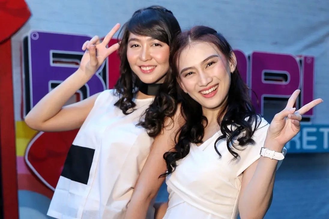 Ve dan Melody JKT48 (Adrian Putra/Bintang.com)