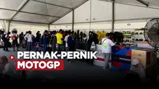 Berita video aksesoris resmi dari berbagai tim maupun sponsor yang terlibat di MotoGP Mandalika.