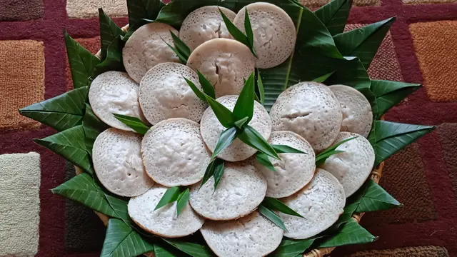 Apam yang disajikan kepada tamu di Festival Tet Apam Se-Banda Aceh, Sabtu (5/3/2022).