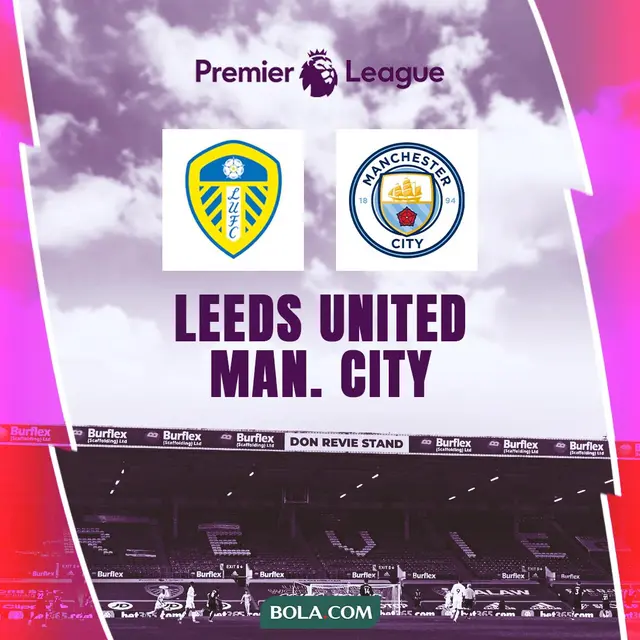 Liga Inggris - Leeds United Vs Manchester City
