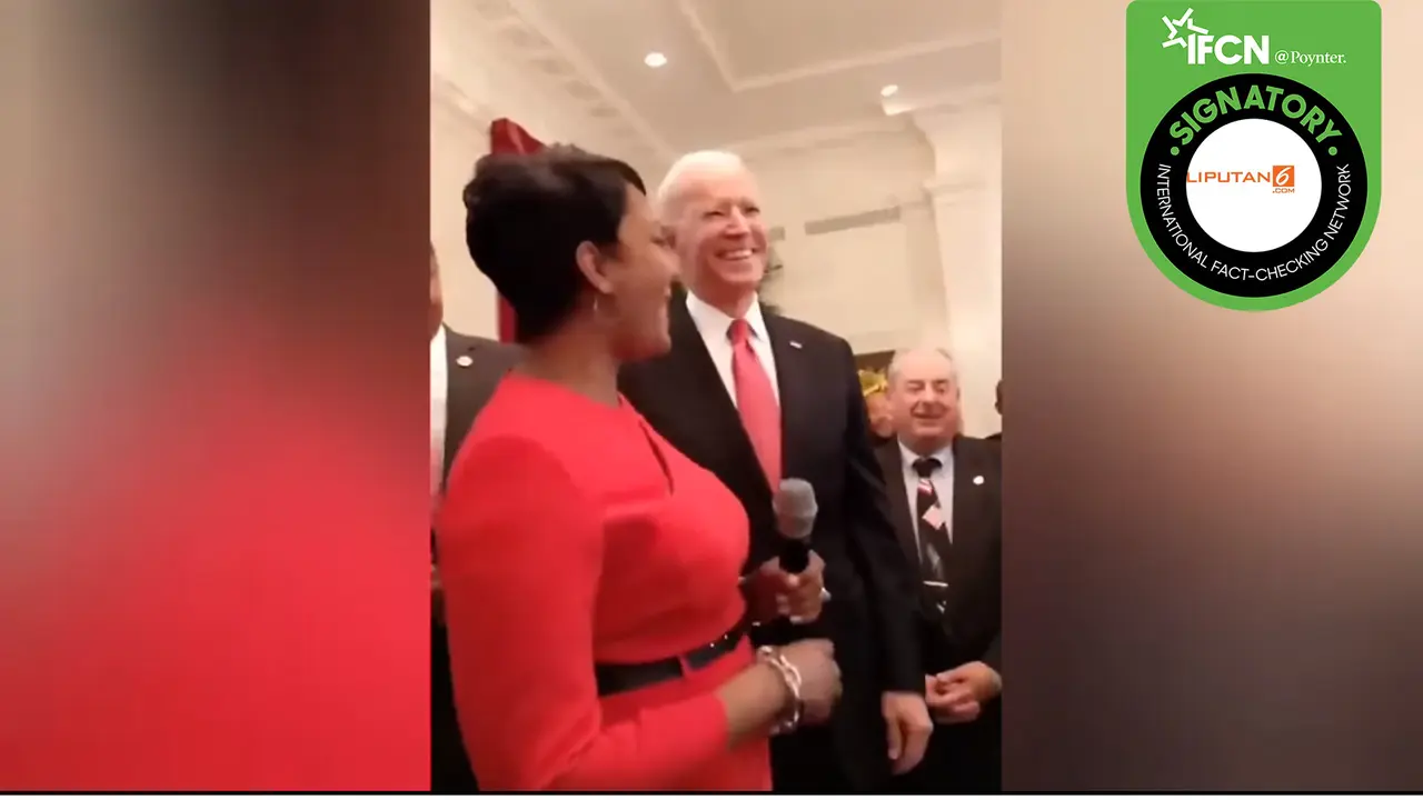 Hoaks perayaan ulang tahun Joe Biden tanpa masker