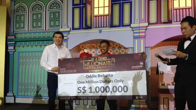 Selamat, Turis Indonesia Menang Rp 10 M dari Bandara Changi