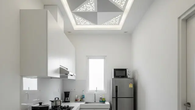 Model Plafon Gypsum Dapur Minimalis