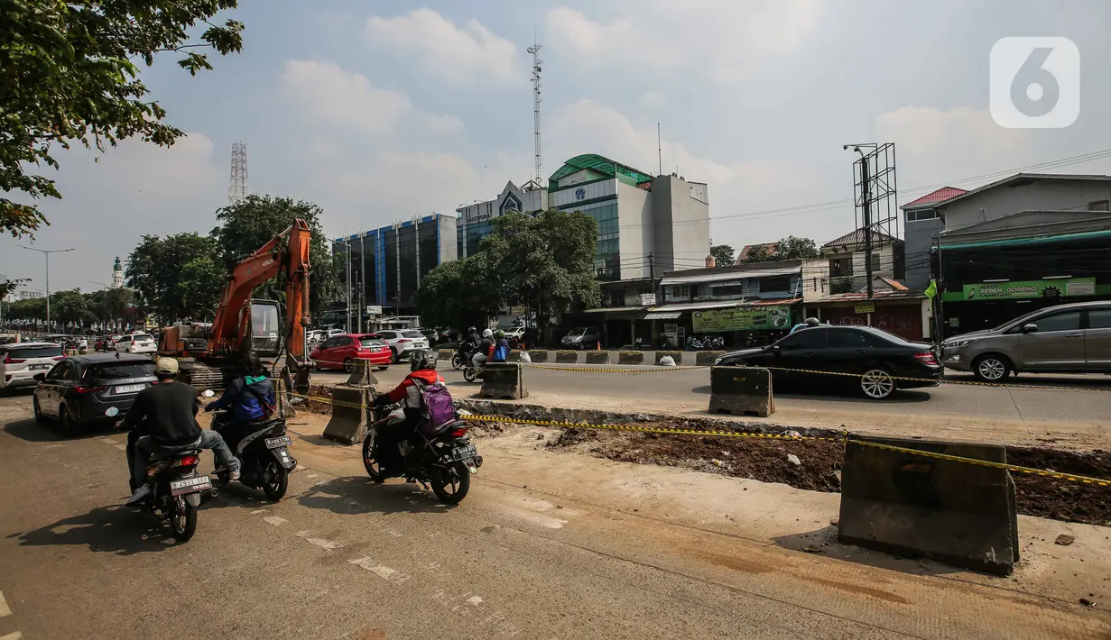 Proyek ini ditargetkan selesai pada Agustus hingga November 2023 mendatang. (Liputan6.com/Faizal Fanani)