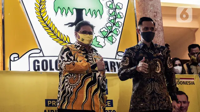 AHY Sambangi Markas Golkar