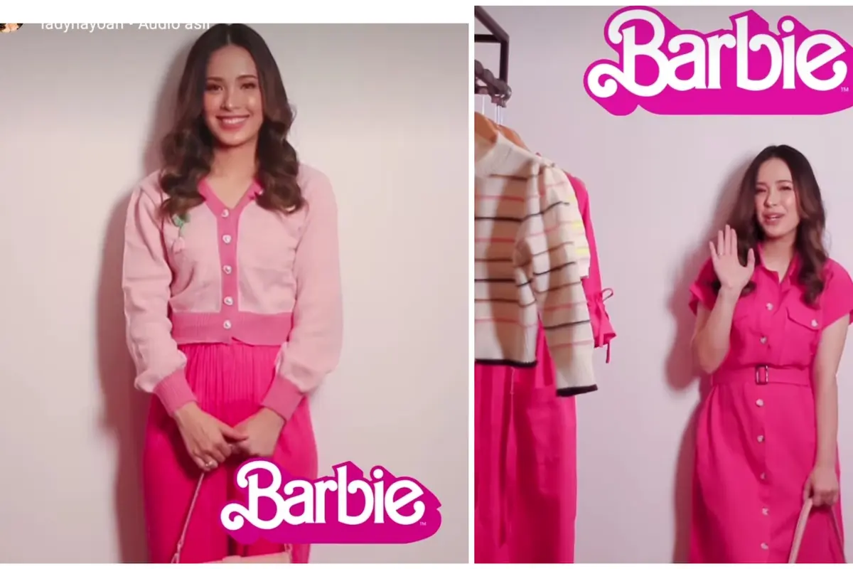 Lady Nayoan istri Rendy Kjaernett ikut bikin konten bertema Barbie (Foto: instagram ladynayoan)