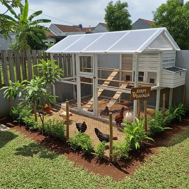 9 Desain Halaman Belakang Rumah Kecil untuk Pelihara Ayam, Nyaman dan Aman