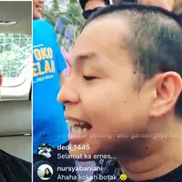 Tidak hanya Gisel yang menepati janji saat film yang dibintangi tembus 2 juta atau lebih. Tapi juga pemeran, sutradara Ernest Prakasa. Saat penontonnya lebih 2,5 juta, Ernest akan memotong rambutnya. (Instagram/ernestprakasa)