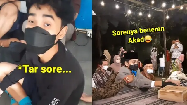 Ditanya Kapan Nikah, Pria Ini Buktikan Ucapannya pada Sore Harinya