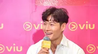 Kim Jong Kook dalam launching No Sleep No Fomo di Singapura, Selasa (20/3/2019) (Ruly Riantrisnanto)