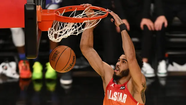 Jayson Tatum jadi bintang di NBA All-Star 2023