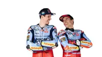 Dua pembalap Gresini Racing: Alex Marquez dan Marc Marquez untuk MotoGP 2024. (Gresini Racing)