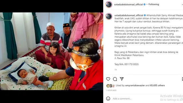 Ustaz Abdul Somad (Foto: Instagram/@ustadzabdulsomad_official)