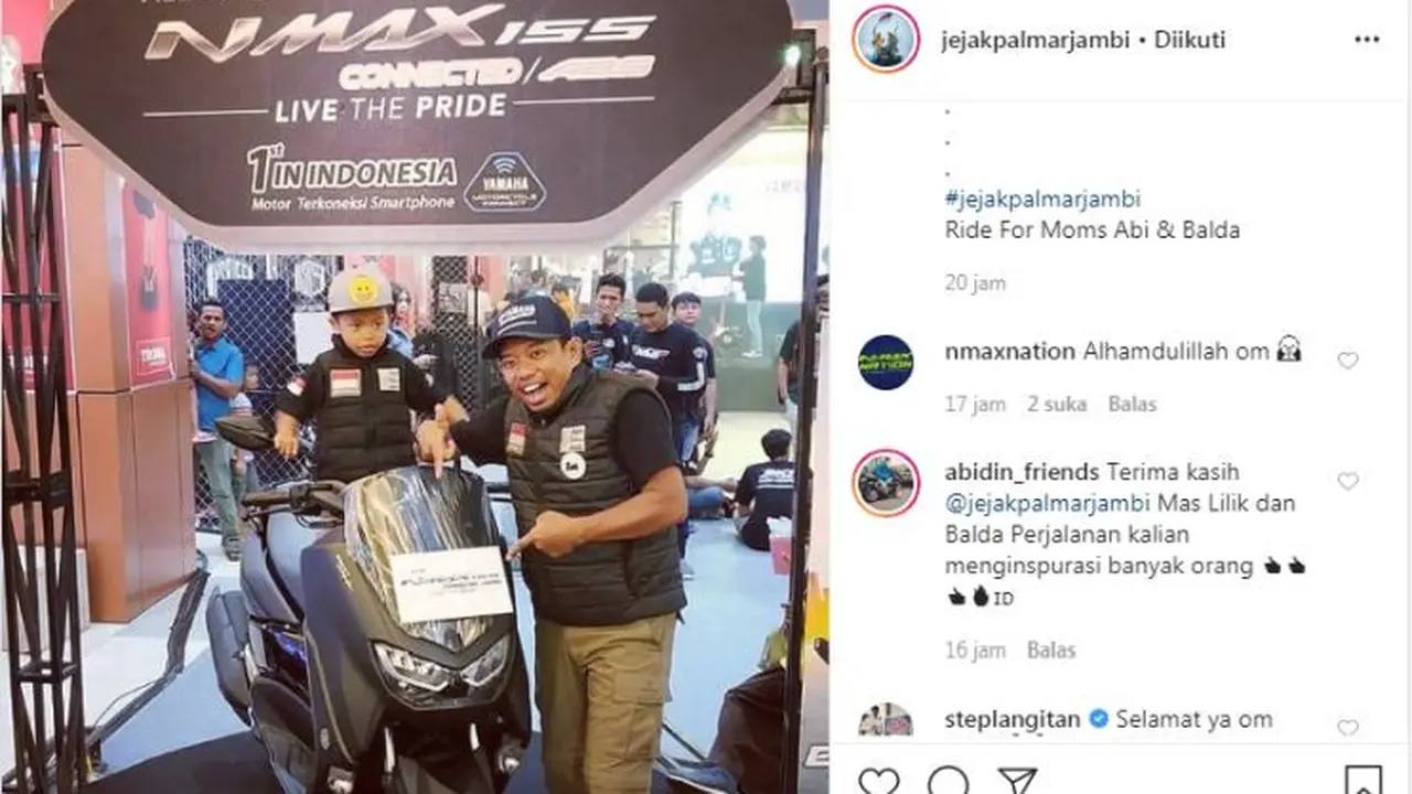 Dijual Saat Tempuh Perjalanan dari Jambi ke Mekkah (Instagram)