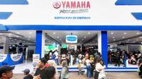 Booth Yamaha di Jakarta Fair Kemayoran 2025. (ist)