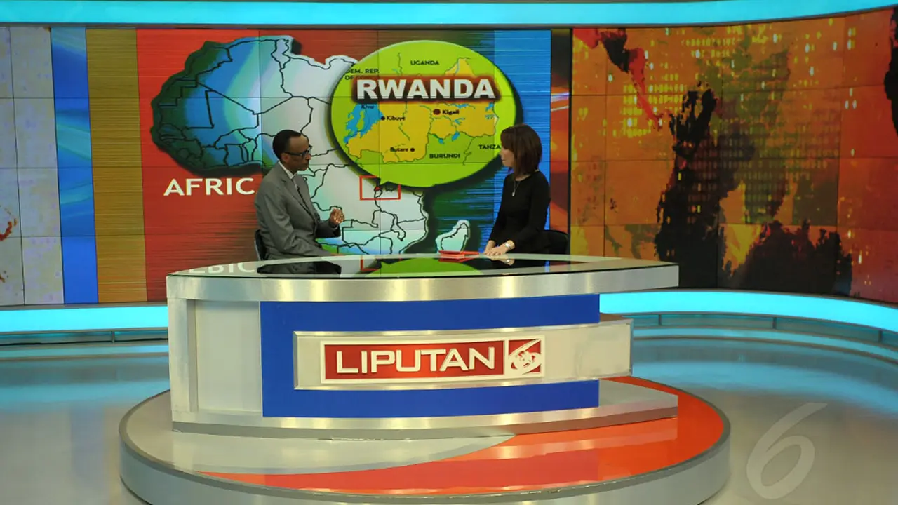 Presiden Rwanda Kunjungi Markas Liputan6.com