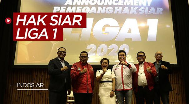 Berita video pengumuman pemegang hak siar Liga 1 2020 yaitu dari Emtek Group. Total 306 laga ditayangkan di Indosiar, O Channel, dan Vidio.