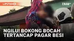 Insiden memilukan terjadi di wilayah Sungai Besar, Selangor, Malaysia (5/6/2023). Seorang bocah tertancap pagar besi rumah sedalam 15 cm. Tim pemadam kebakaran berusaha menolong bocah tersebut dengan memotong pagar besi.