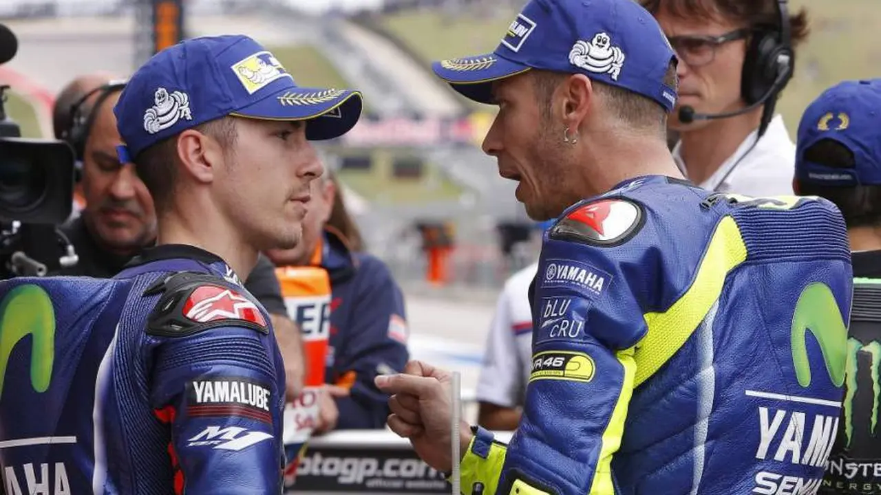 Valentino Rossi dan Maverick Vinales 