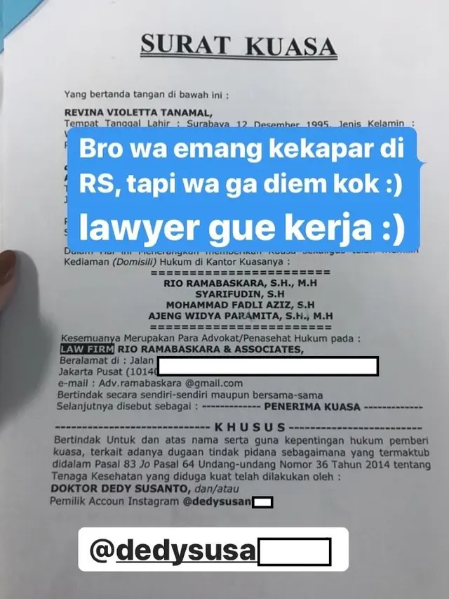 Unggahan Revina VT. (Foto: Instagram @revinavt)