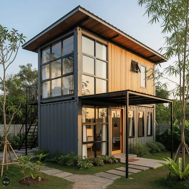 Desain Rumah Mungil Ala Villa