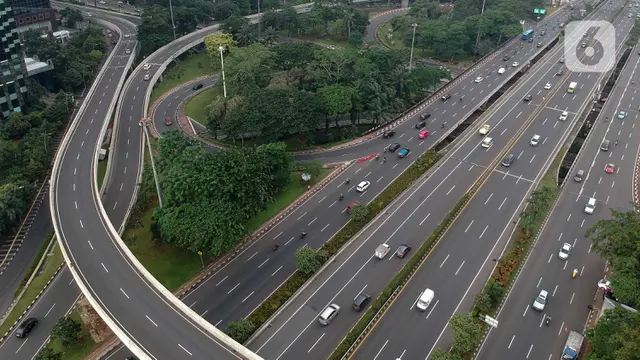 Jalanan Ibu Kota Lengang