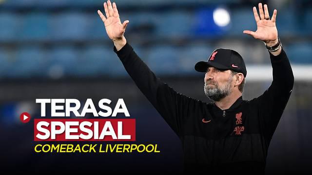 Berita video kemenangan Liverpool atas Villarreal pada laga semifinal leg 2 Liga Champions 2021/2022 dianggap spesial, Rabu (4/5/2022) dinihari WIB.