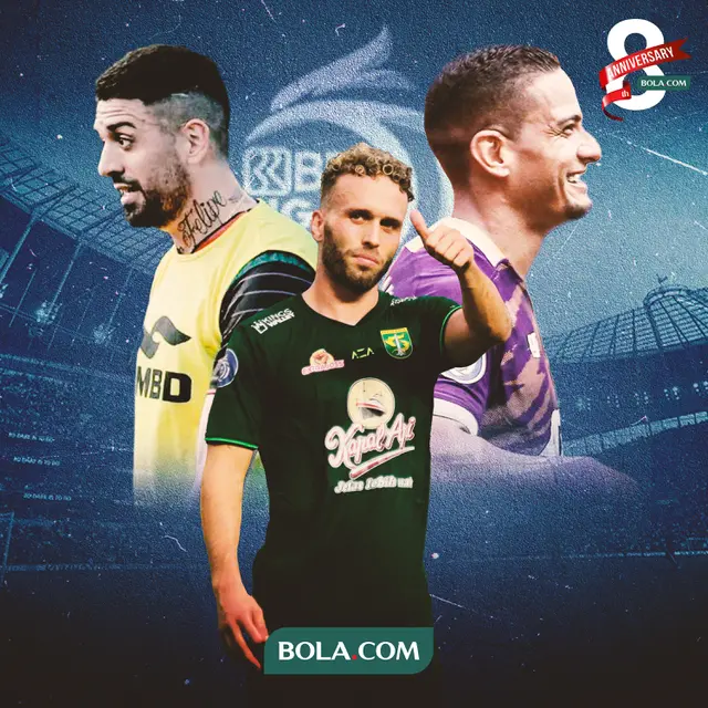 Liga 1 - Jonathan Bustos, Ze Valente, dan Renan Silva