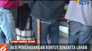 Rencananya, petugas pengadilan hendak meninjau lokasi sengketa lahan di Desa Botto, Kecamatan Campalagian.