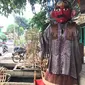 ampung Ondel-ondel di Jalan Kembang Pacar, Kramat Pulo, Senen, Jakarta Pusat, salah satu sudut Jakarta yang bertahan melestarikan kesenian ondel-ondel (Liputan6.com/Devira)