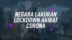Akibat Virus Corona COVID-19 yang telah menyebar luas, sejumlah negara memutuskan untuk melakukan lockdown atau penutupan akses serta pembatasan aktivitas bagi masyarakat di sebuah kota atau negara.