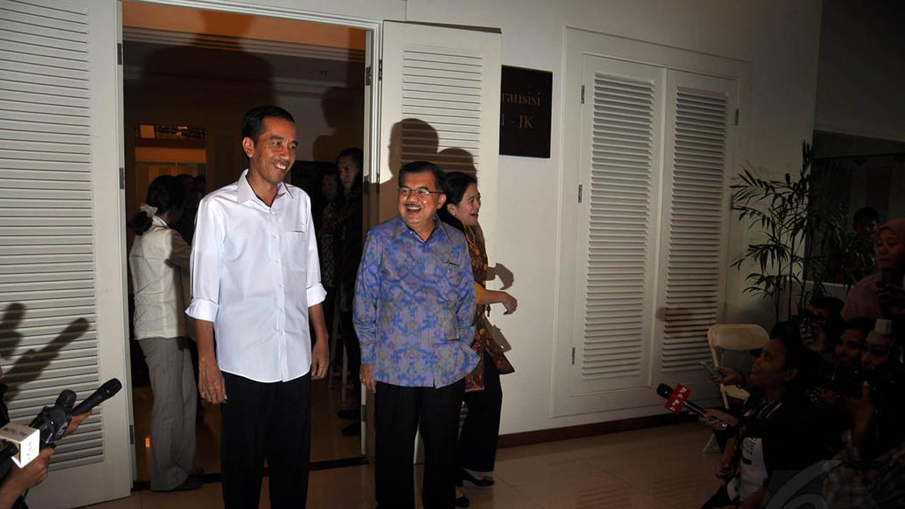 Pertemuan Pertama Jokowi-JK di Rumah Transisi
