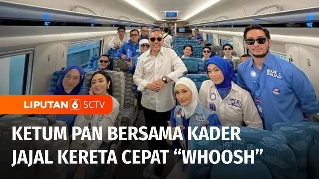 Ketua Umum PAN, Zulkifli Hasan menjajal kereta cepat Jakarta Bandung bersama sejumlah kader PAN pada Rabu pagi. Hal ini  dilakukan untuk mempromosikan kereta cepat pada masyarakat luas.