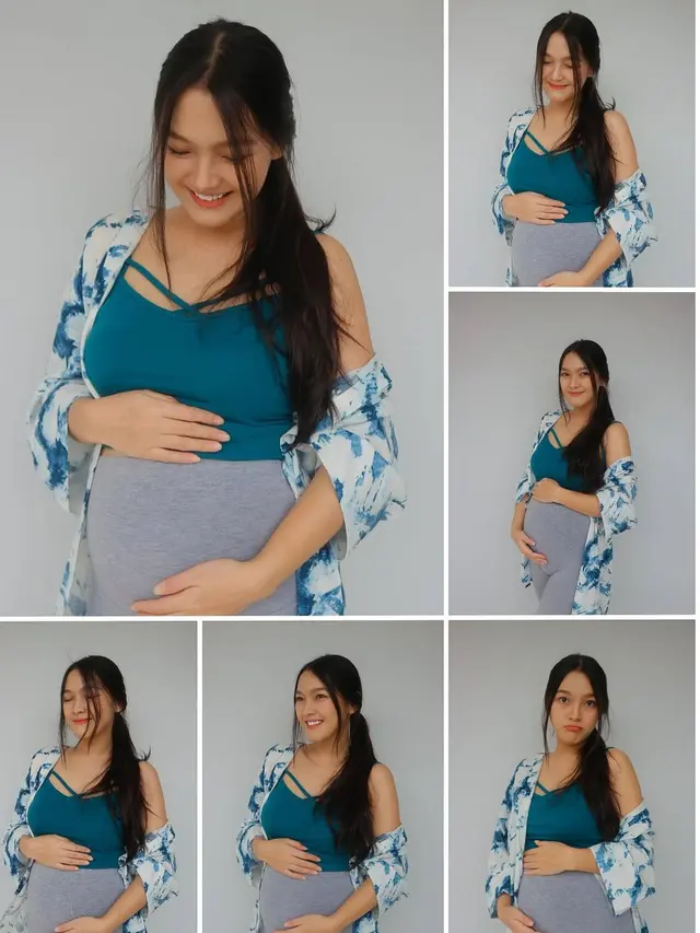 6 Potret Ana Riana Pamer Baby Bump, Makin Memesona