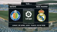 La Liga - Getafe Vs Real Madrid (Bola.com/Adreanus Titus)