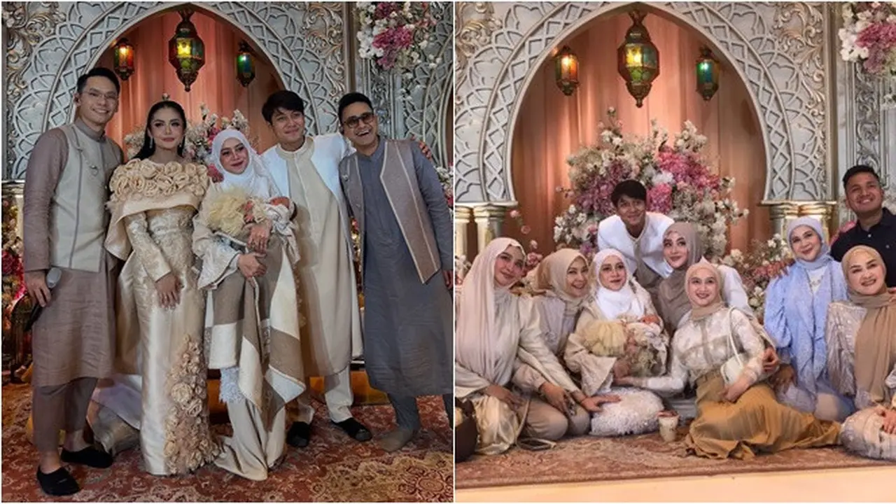 8 Potret Artis di Akikah Anak Kedua Lesti Kejora, Krisdayanti hingga Nikita Mirzani