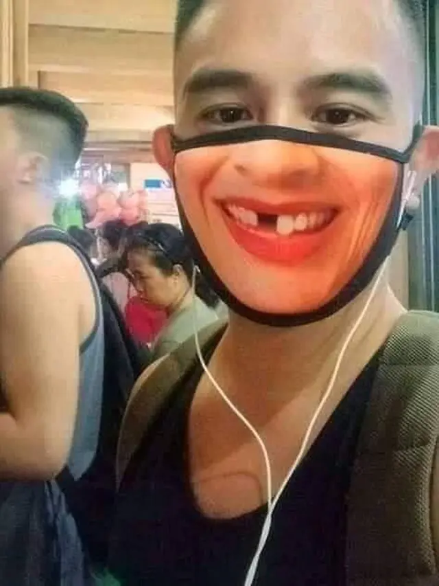 6 Desain Masker Ini di Luar Nalar, Cara Lucu Hadapi Polusi Udara