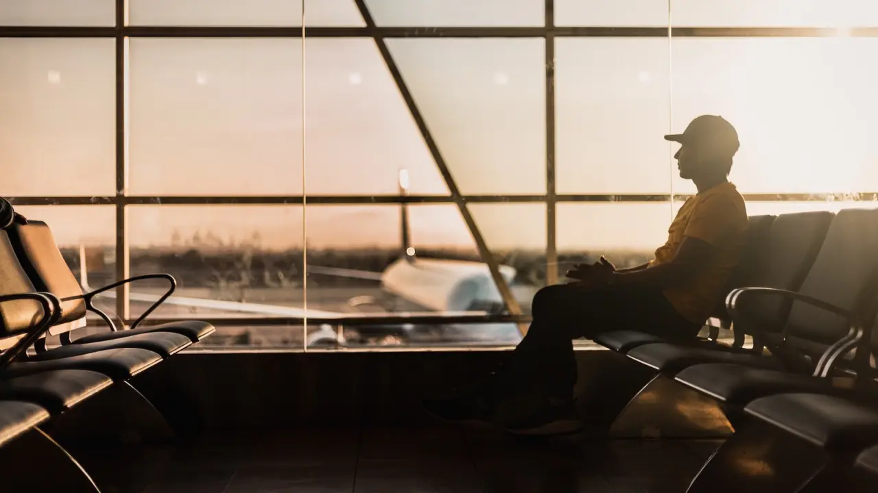 Ilustrasi airport, bandara, safe flight, perjalanan