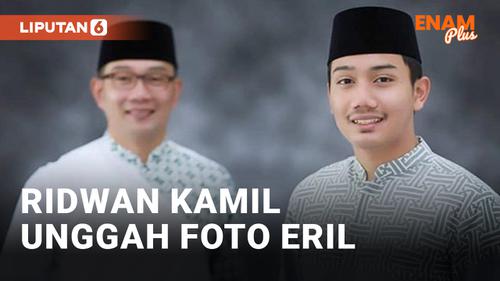 VIDEO: Usai Sang Istri, Ridwan Kamil Pasang Foto Eril Jadi Profil Instagram