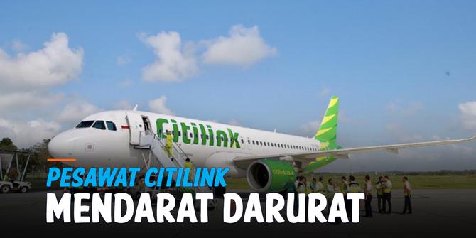 VIDEO: Citilink Mendarat Darurat di Palembang Gara-Gara Anak Kecil