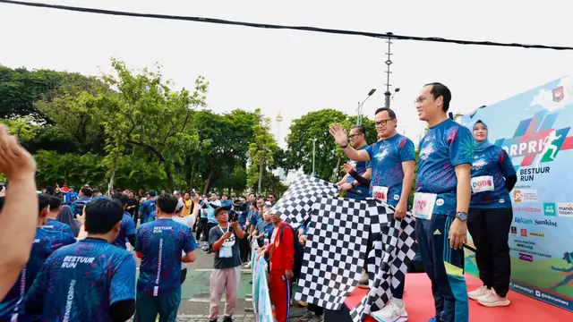 Wamendagri Bima Arya Apresiasi Apresiasi Semangat Peserta Lari Korpri Bestuur Run 10K