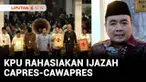 Komisi Pemilihan Umum membuat aturan baru soal dokumen pribadi capres dan cawapres untuk pemilu 2029. KPU tidak akan mempublikasikan 16 dokumen pribadi pasangan calon termasuk ijazah capres dan cawapres.