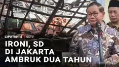 Bukan di wilayah tertinggal maupun terpelosok. Di tengah Kota Jakarta, ada bangunan sekolah dasar yang ambruk selama 2 tahun. Setelah kondisinya viral, barulah perbaikan gedung sekolah dimulai.
